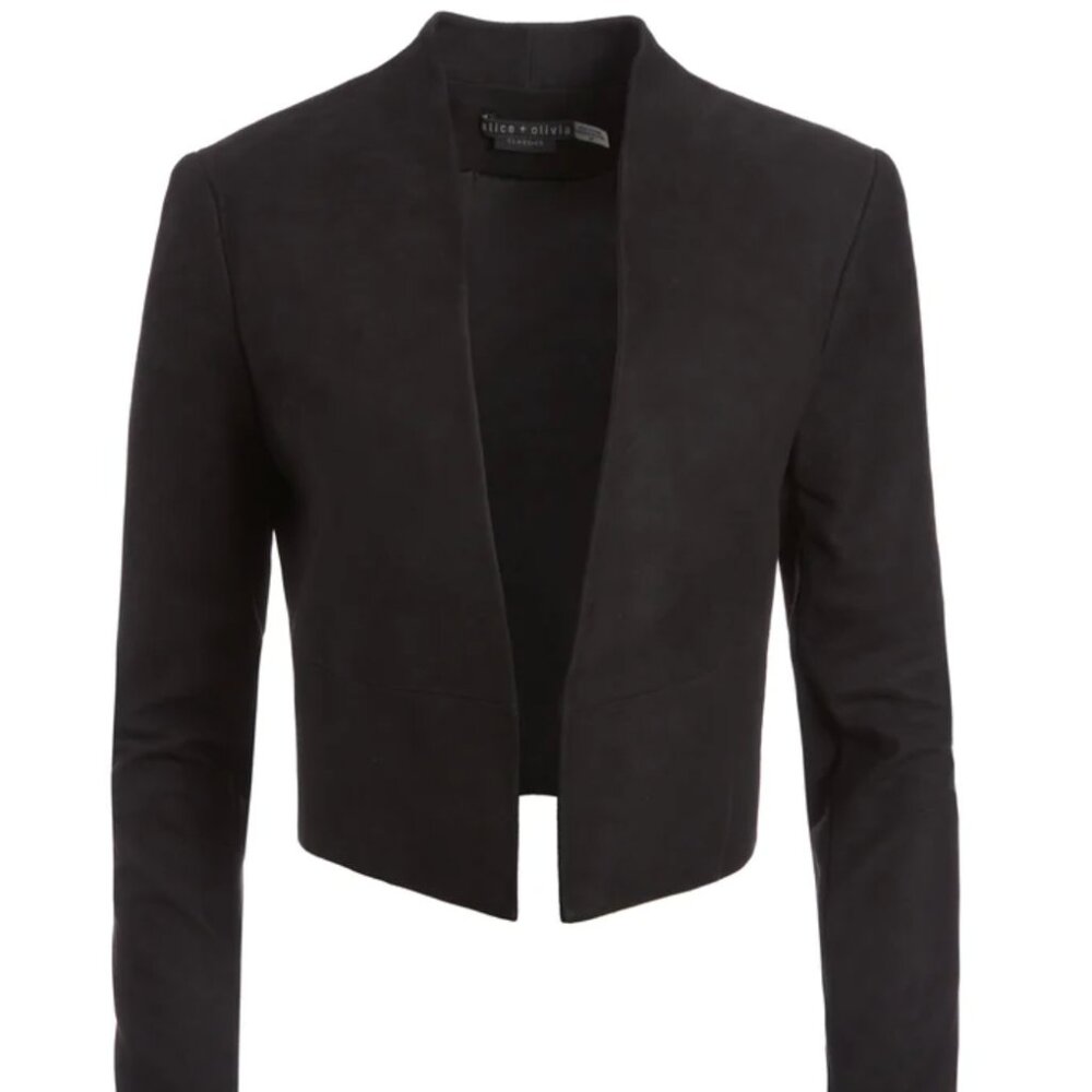 Alice + Olivia Harvey Suede Jacket Small